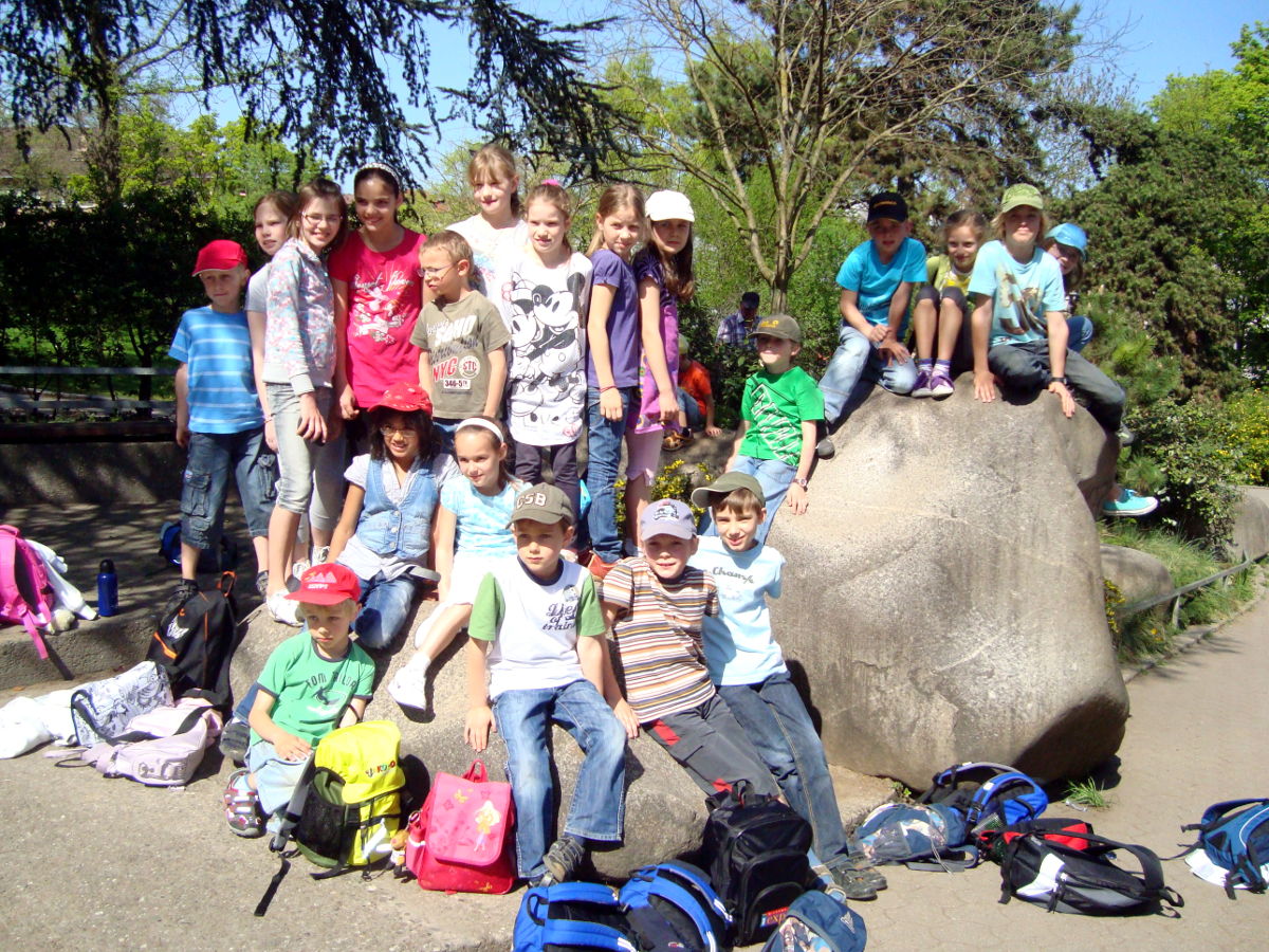 Kindergruppe in der Wilhelma, 2011